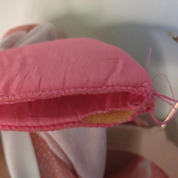 Tradition by Sears Pink/White Plus Size Drop Waist Short Sleeve Midi Dress - Picture 17 of 17